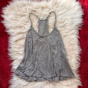 American Eagle Outfitters Heather Gray Tank Top
